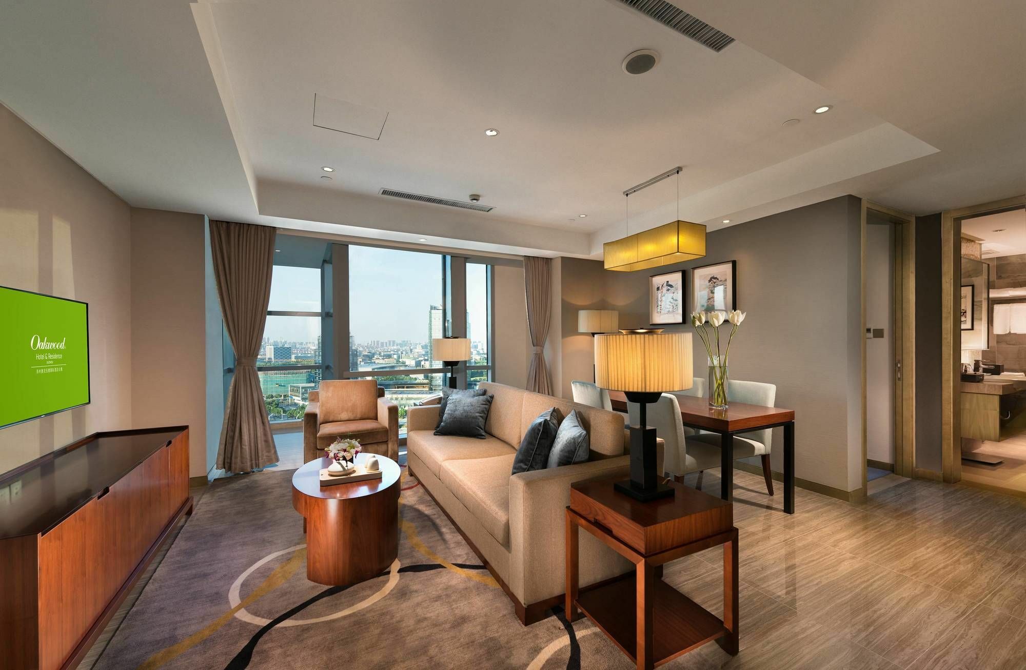 Oakwood Hotel & Residence Suzhou Suzhou  Esterno foto